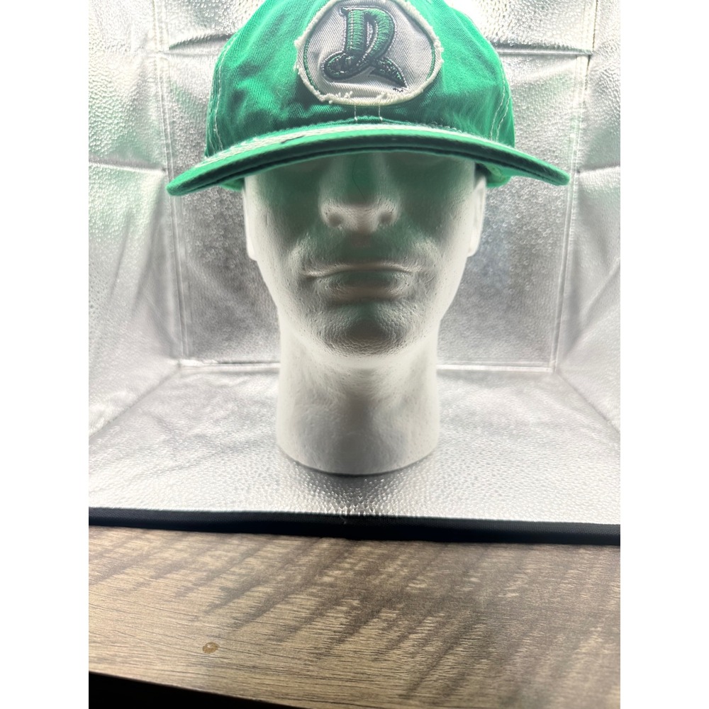 Melonwear Dayton Dragons Baseball Hat Green Adjustable Strapback Contrast Stitch